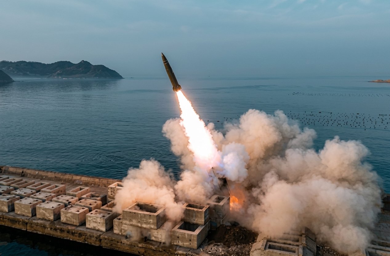 North Korea Fires 10 Ballistic Missiles, Rejecting Trump Overture